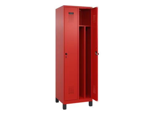 locker voor scheiding van kleding,HxBxD 1950x600x500mm,2vak