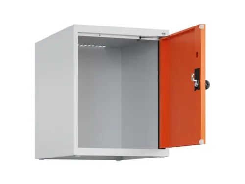 opzetkast,v. locker,1vak.,vak B 400mm,HxBxD 500x400x500mm,draaigrendel