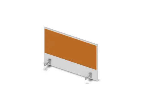 opzetpaneel bureau aanbouw zijkant Bl-wit BN3005-geel 800mm