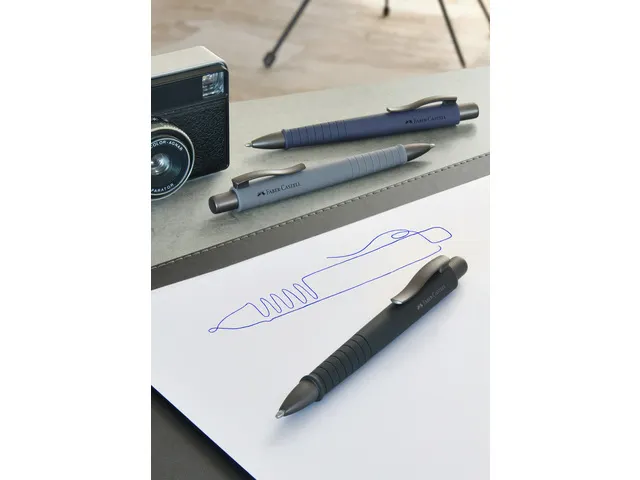 Balpen Faber-Castell Polyball XB Urban in display á 40 stuks