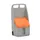 strooigoedbak,70l,HxBxD 1070x590x390mm,PE,grijs,deksel oranje,2wielen