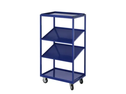 Bijzet- En Verzamelwagen 200kg 1315x700x485 2 Etages Schuin