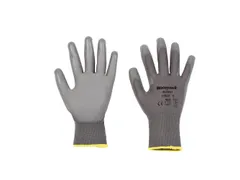 Honeywell 2100250 First polyamide handschoenen, PU gecoat, maat 7, 10