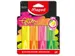 Maped Fluo'Peps Glitter markeerstiften 4 Fluor kleuren