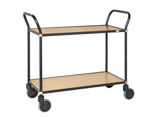 tafelwagen,draagverm. 250kg,2xhouten plaat,laadvl. LxB 950x430mm