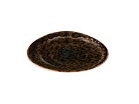 Jersey bord driehoek bruin 17 cm 6 stuks