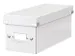 Cd-box Leitz Click & Store 143x136x352mm Wit 84% gerecycled karton