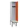 locker met bank,HxBxD 2120x400x815mm,1vak,vak B 400mm,cilinderslot