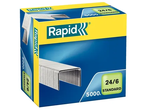 Nieten Rapid 24/6 gegalvaniseerd standaard 5000 stuks