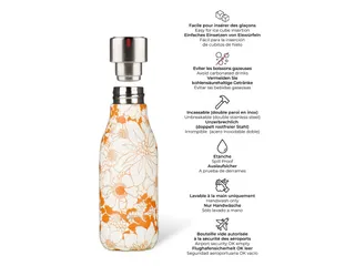 Thermosfles Les Artistes Paris 280ml Orange Flower - 3