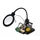 Derde Hand Met Vergrootglas En Soldeertools