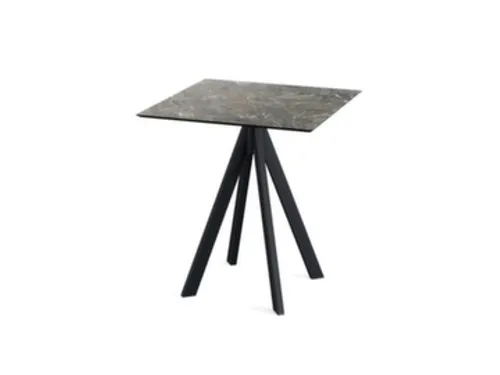bistrotafel,HxBxD 730x700x700mm,rechthoekig,4voeten zwart