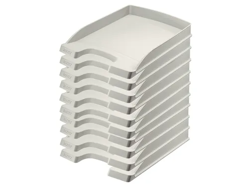 Brievenbak Leitz 5237 Plus slim grijs A4