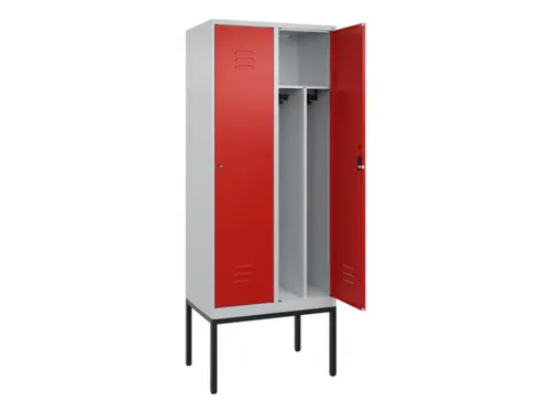 locker voor scheiding van kleding,HxBxD 2120x800x500mm,2vak