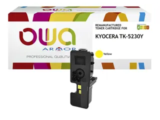 Toner OWA alternatief tbv Kyocera TK-5230Y geel - 1