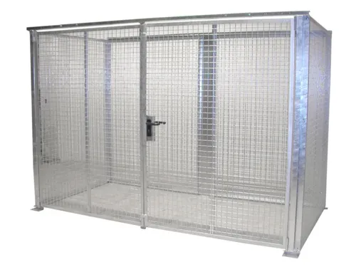 Gasflessendepot Voor 78 Gasflessen 2060x3100x1500mm Staal/draadgaas
