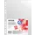 Geperforeerde showtas A4 40 micron 11-gaats gekorreld 200 stuks