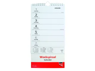 Weekspiraalkalender 2027 Quantore - 1