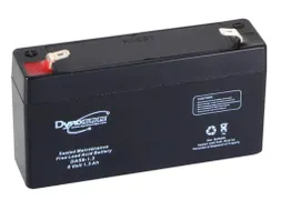 Loodzuur accu 6V-1.3Ah 98x25x56mm