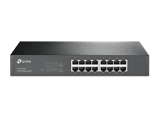 TP-Link TL-SG1016D(UN), Non-géré, L2, Gigabit Ethernet (10/100/1000)