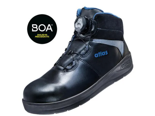 Atlas Thermotech 9800 hoge S3 veiligheidsschoenen, SRA, ESD, zwart, ma