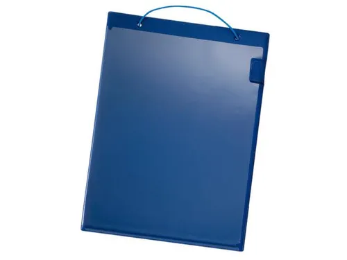 Ordermappen Kunststof Plaat Met Afdekking Din A4 Blauw