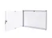 Binnenvitrine wand MAULextraslim whiteboard 2xA4 met slot