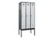 locker voor scheiding van kleding,HxBxD 2120x900x500mm,3vak
