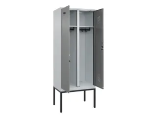 locker voor scheiding van kleding,HxBxD 2120x800x500mm,2vak - 1