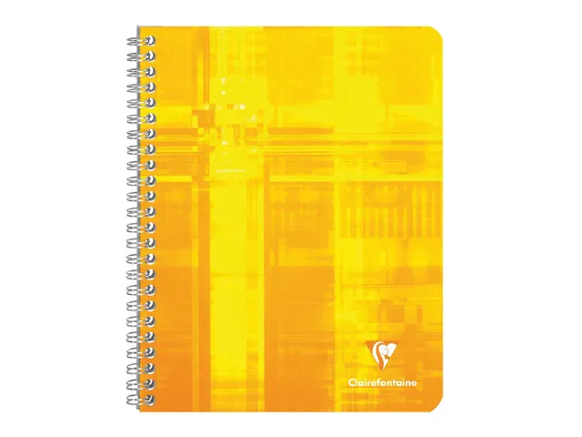 Schrift Clairefontaine Matris 210x297mm lijn 100blz spiraal Assorti