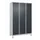 locker voor scheiding van kleding,HxBxD 1950x1200x500mm,3vak