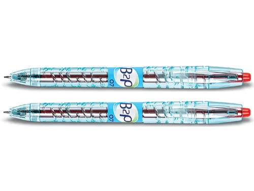 Gelschrijver Pilot B2P Gel 0.7 Begreen Medium punt Rood