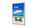 Vitrine porte-affiches Economy verrouillable 70x100cm argent