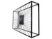 Horloge murale Nextime45x45x15 noir métal Vasco