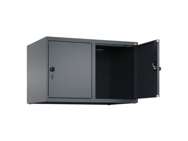 opzetkast,v. locker,2vak.,vak B 400mm,HxBxD 500x800x500mm,draaigrendel