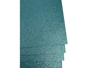 Glitterkarton Kangaro ijsblauw 50x70cm pak à 10 vel - 2