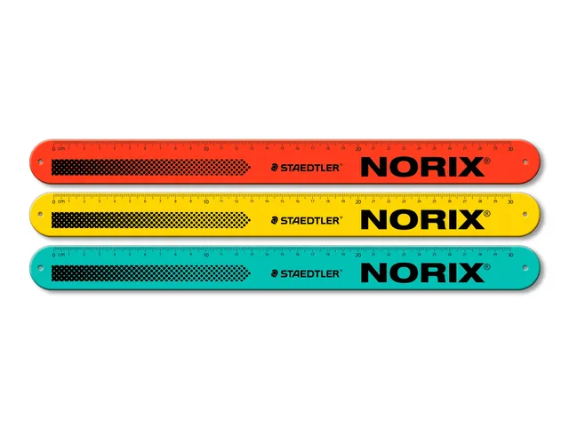 Kliklinaal Staedtler Norix 30cm assorti