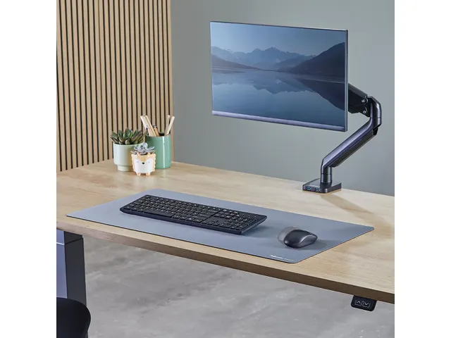 Sous-main de bureau Breyta 80x40cm Marine
