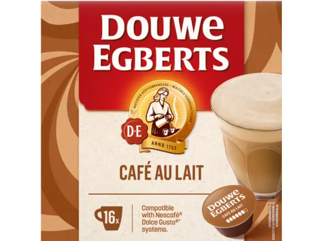 Capsules de café Douwe Egberts L'OR Dolce Gusto Café au Lait 16pces