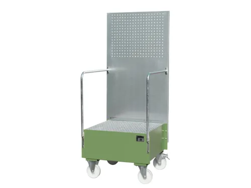 Verrijdbare Opvangbak,V. 1X200L Vat,Opvangvol. 203L