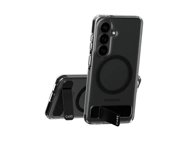 PanzerGlass CARE by Kickstand Case Transparent w. Qi Samsung Gal
