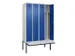 armoire vestiaire avec banc noir et blanc,HxlxP 2120x1200x815mm
