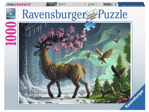 Puzzel Ravensburger Hert van de lente 1000 stukjes