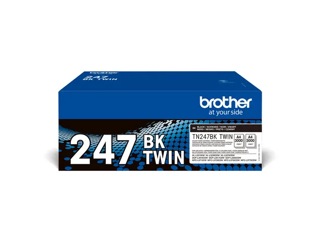 Brother TN-247BKTWIN zwarte toner voordeelset