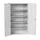 universele kast,HxBxD 2000x1300x550mm,4xStalen bodem,draaigrendelslot
