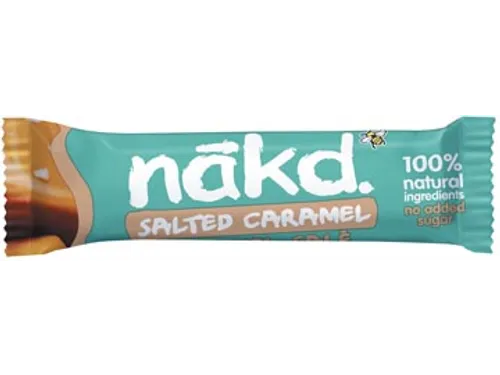 Salted Caramel Reep 35 Gram Pak 18 Stuks