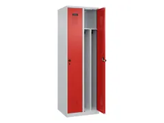 locker voor scheiding van kleding,HxBxD 1850x600x500mm,2vak