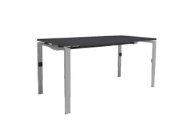 Bureau Linesto N4 hoogte instelbaar 180x80cm houtprint schaduw alu