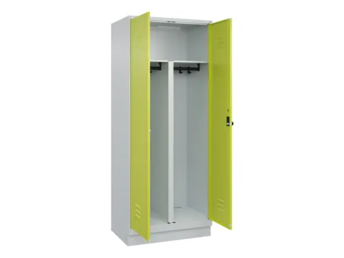 PBM-locker,HxBxD 1950x800x500mm,2vak,vak B 400mm,draaigrendel