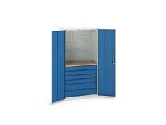 armoire modulaire HxlxP 2000x1050x550mm 1xtablette en acier 6tiroir(s)